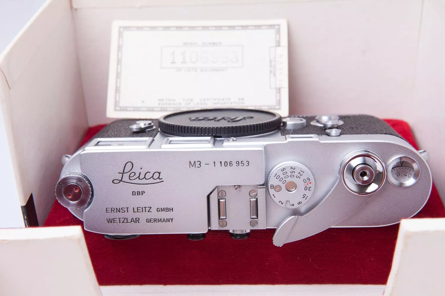 珍品 leica m3 elc #84万台・1956年製造（Leica Boutique 8th